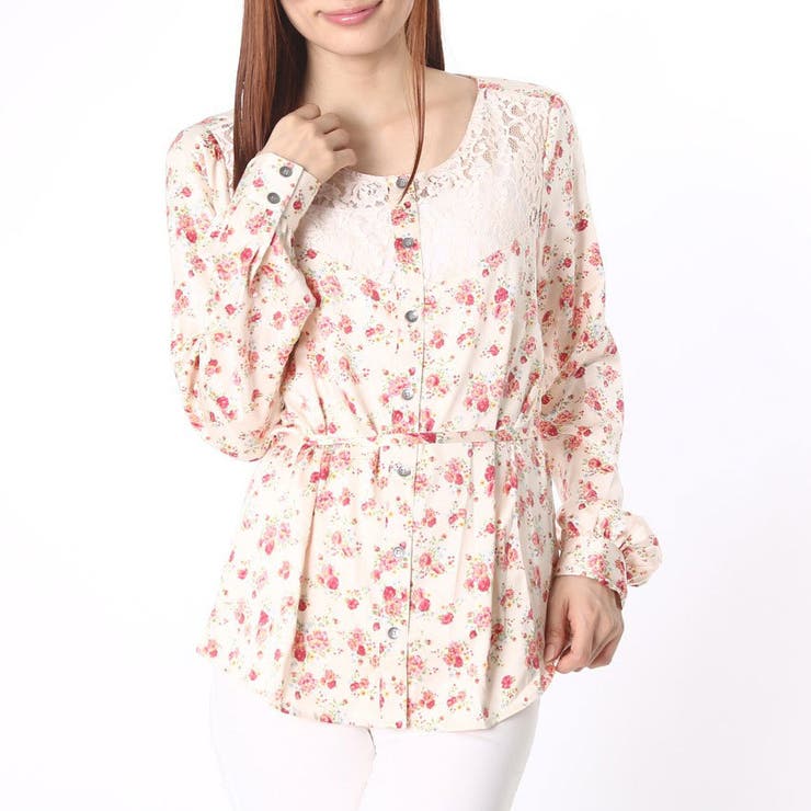 GUESS ゲス ウィメンズ 長袖 シャツ "MARKET FLORAL LACE" W43H89W3IZ0 楽天市場】GUESS ゲス ウィメンズ長袖 シャツ