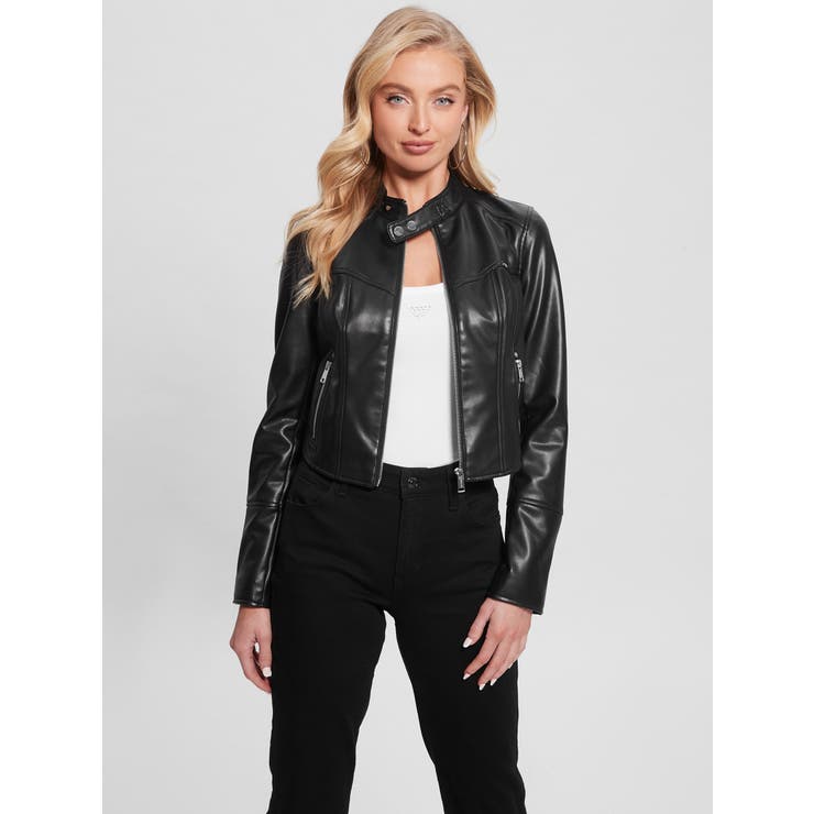 GUESS] ANITA Moto Jacket[品番：GUEW0009374]｜GUESS【WOMEN】（ゲス 
