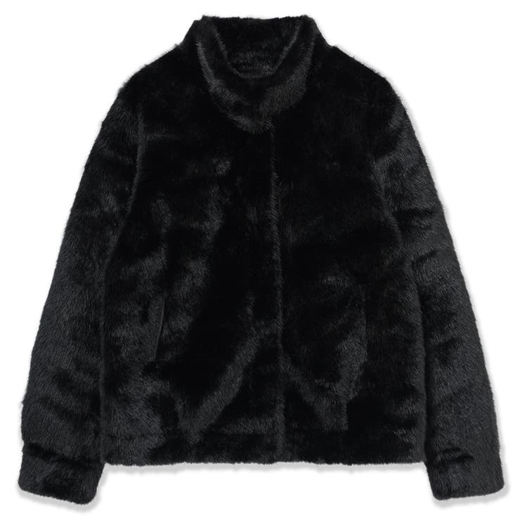 JBLK | [GUESS] LUNA Faux Fur Jacket アウター ジャケット | GUESS【WOMEN】