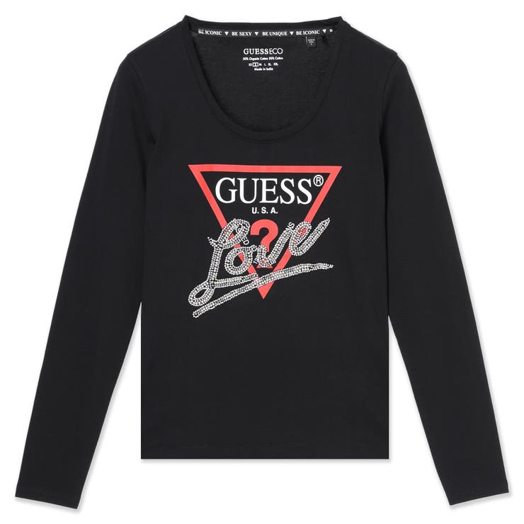 GUESS] LS Cn Triangle Love Tee[品番：GUEW0009716]｜GUESS