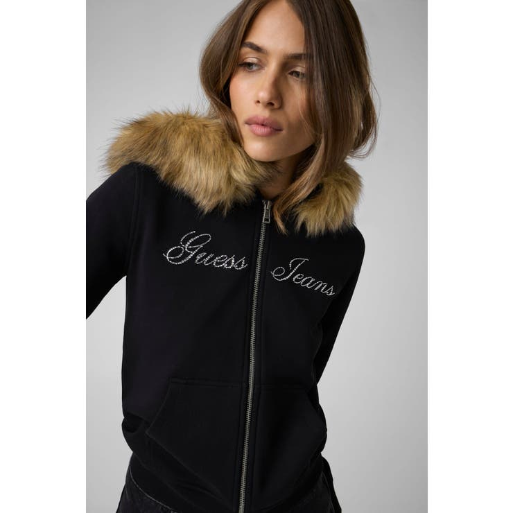 [GUESS] GUESS JEANS Fur Hoodie | GUESS【WOMEN】 | 詳細画像4 