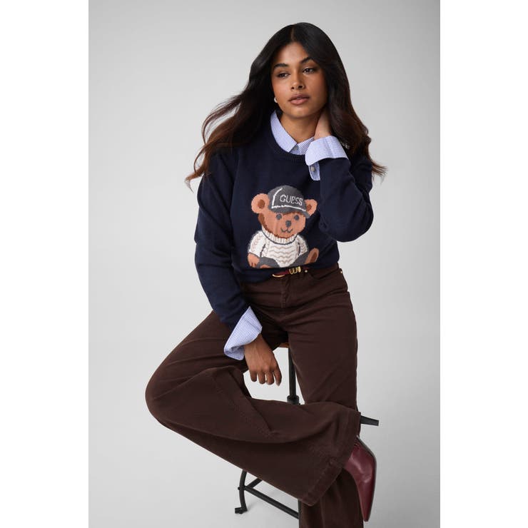 [GUESS] ALICIA Bear Sweater | GUESS【WOMEN】 | 詳細画像1 