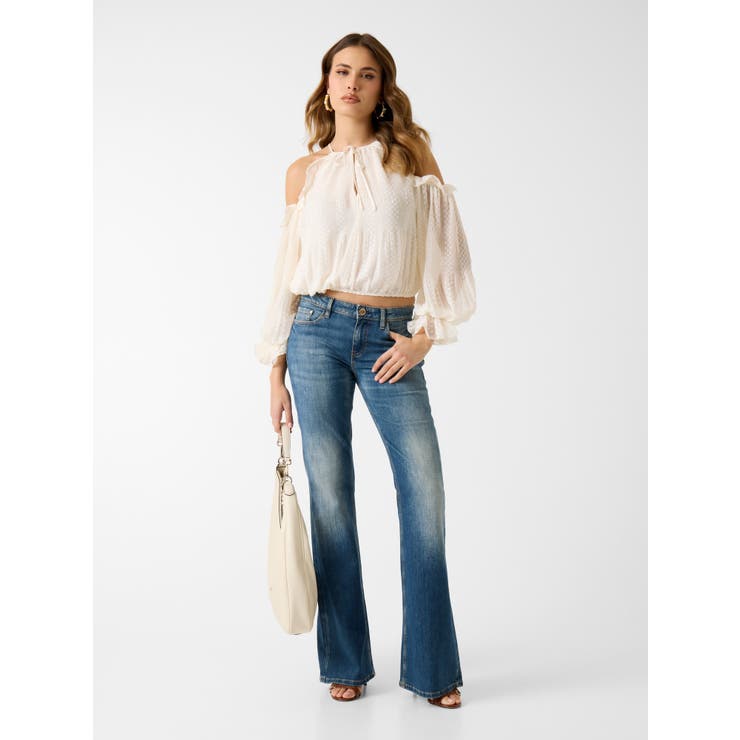 [GUESS]EMILIA Cold Shoulder Top ブラウス | GUESS【WOMEN】 | 詳細画像1 