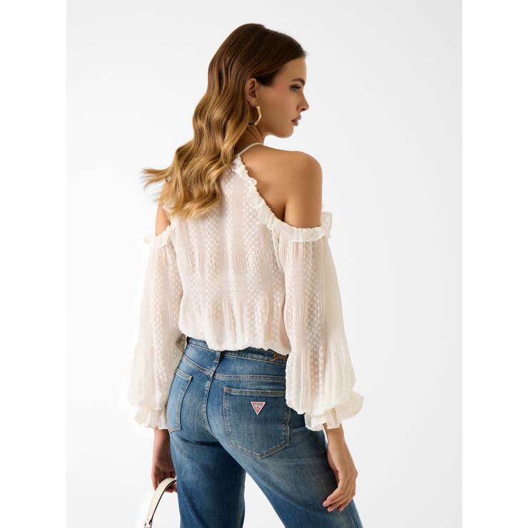 [GUESS]EMILIA Cold Shoulder Top ブラウス | GUESS【WOMEN】 | 詳細画像2 