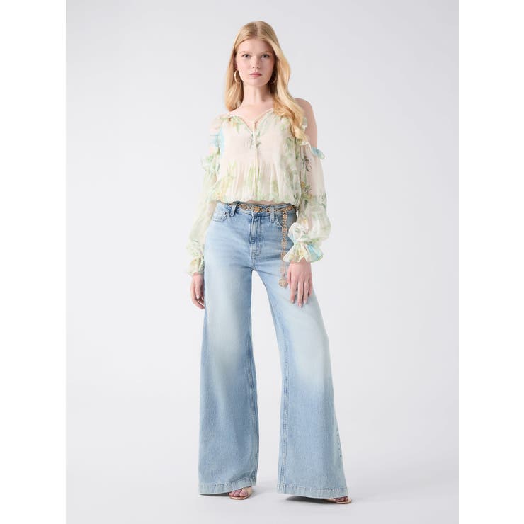 [GUESS] EMILY Cold Shoulder Top ブラウス | GUESS【WOMEN】 | 詳細画像2 