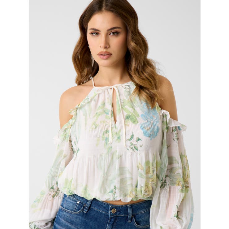[GUESS] EMILY Cold Shoulder Top ブラウス | GUESS【WOMEN】 | 詳細画像7 