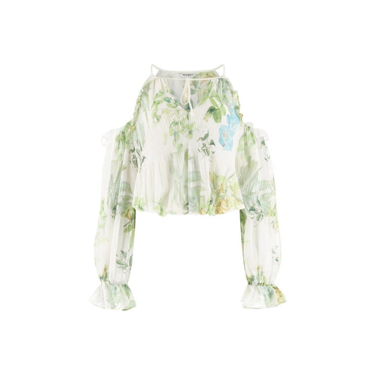 [GUESS] EMILY Cold Shoulder Top ブラウス | GUESS【WOMEN】 | 詳細画像8 