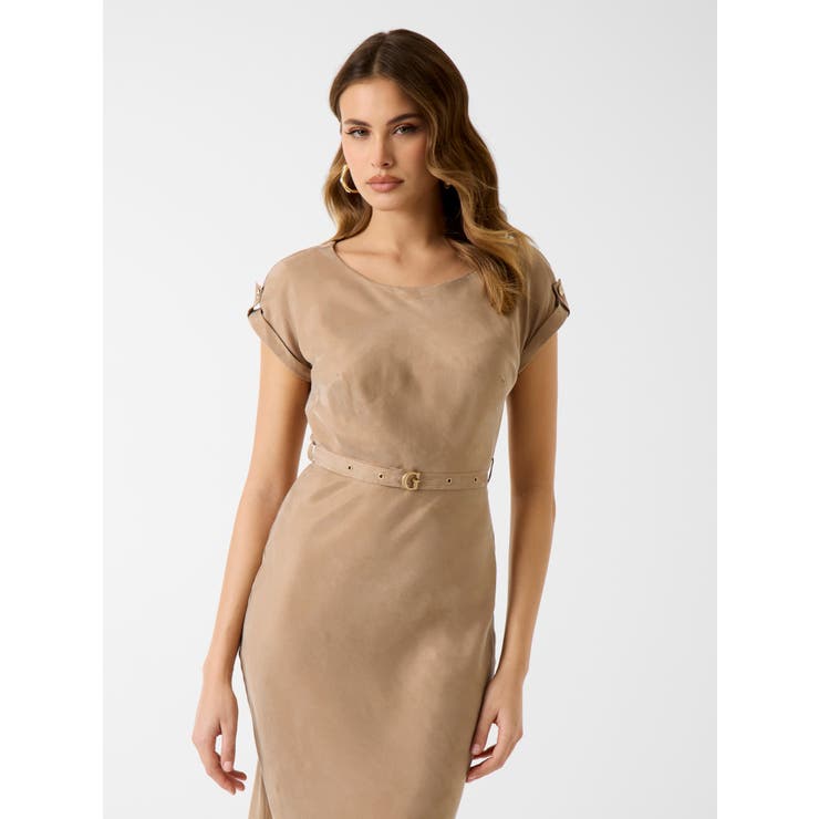 [GUESS] DALIA Belted Dress ワンピース ドレス | GUESS【WOMEN】 | 詳細画像1 