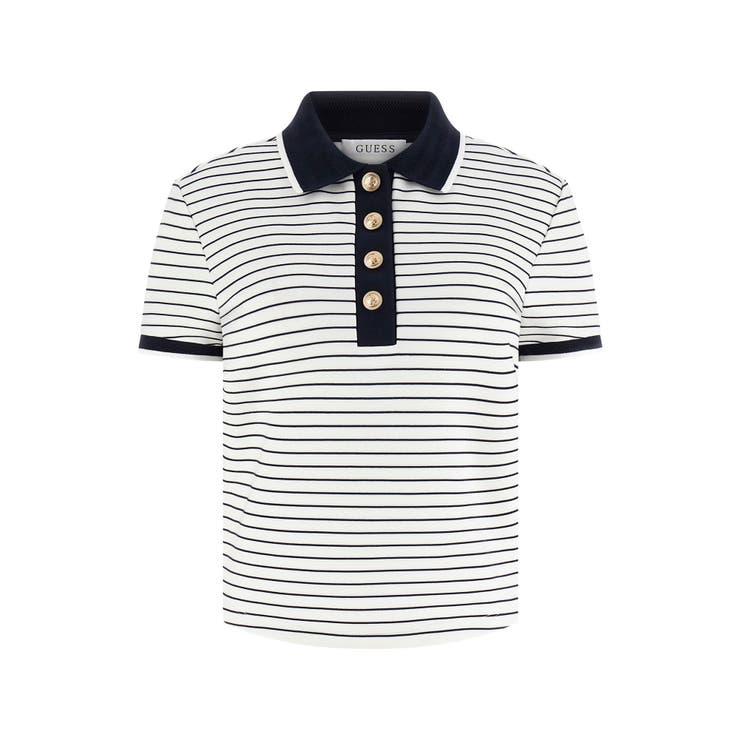 [GUESS]ALPHONSINE Striped Top ポロシャツ | GUESS【WOMEN】 | 詳細画像4 