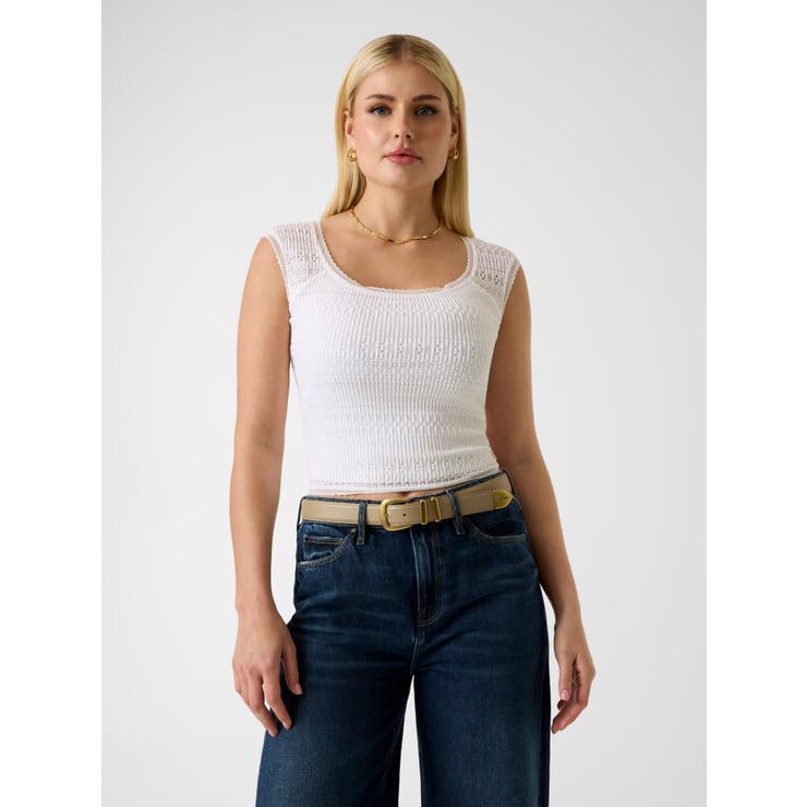 G011 | [GUESS] ELISABETTE Top | GUESS【WOMEN】