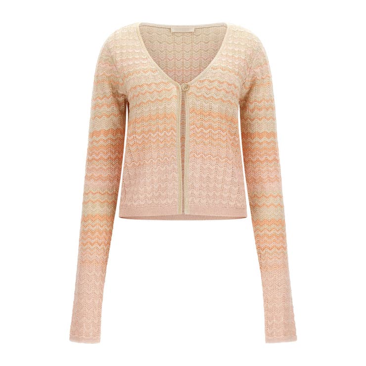 SM30 | [GUESS]ROSALYN Shoulder Sweater カーディガン | GUESS【WOMEN】