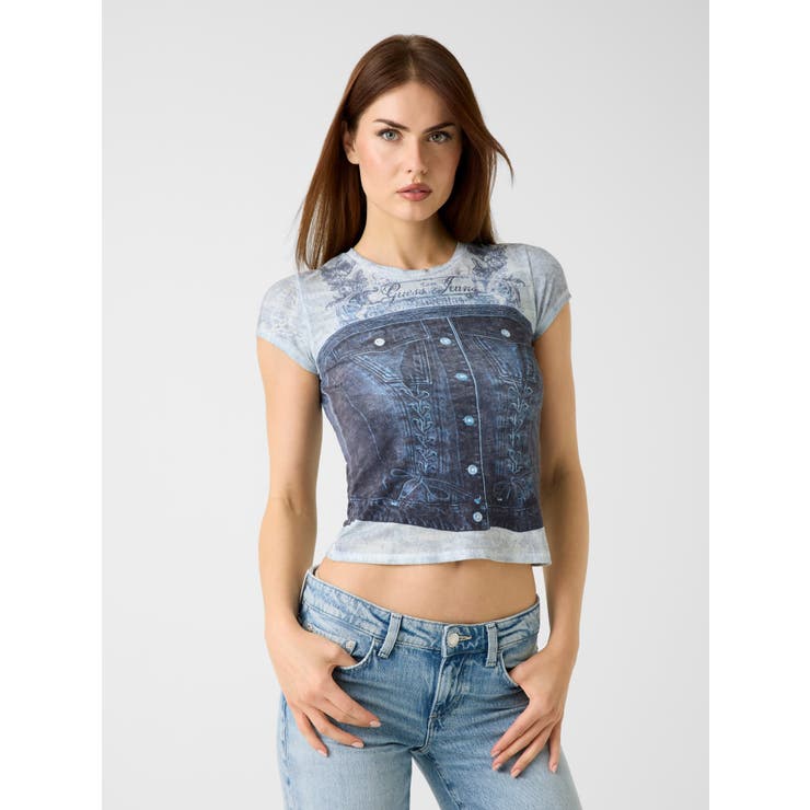 Short Sleeves Denim | GUESS【WOMEN】 | 詳細画像2 