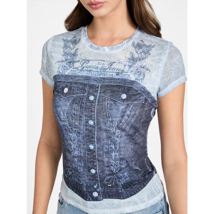 Short Sleeves Denim | GUESS【WOMEN】 | 詳細画像5 