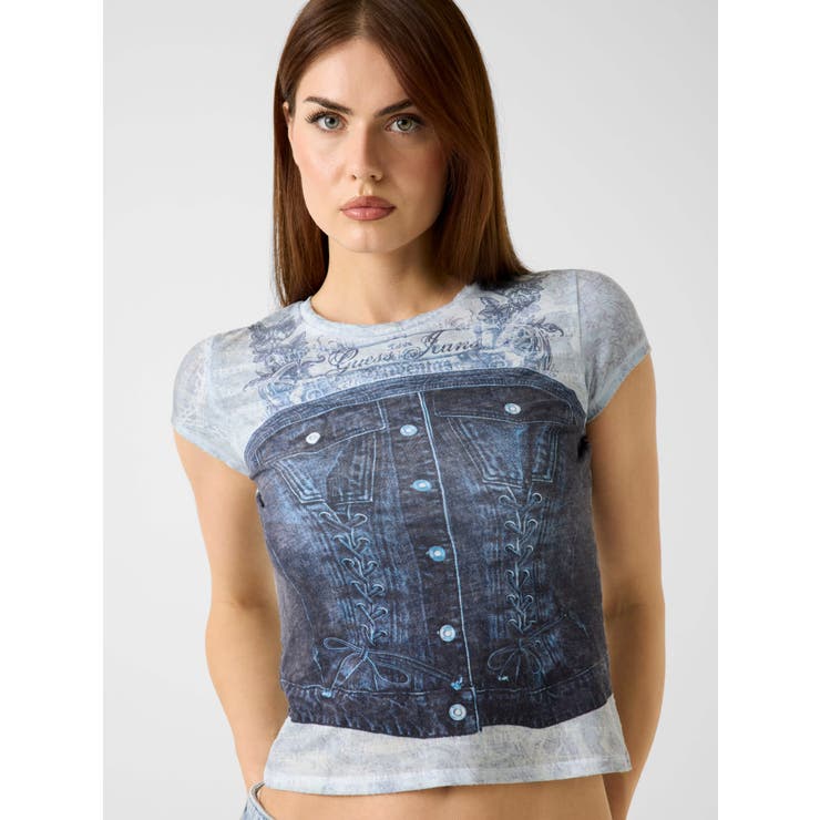 Short Sleeves Denim | GUESS【WOMEN】 | 詳細画像8 