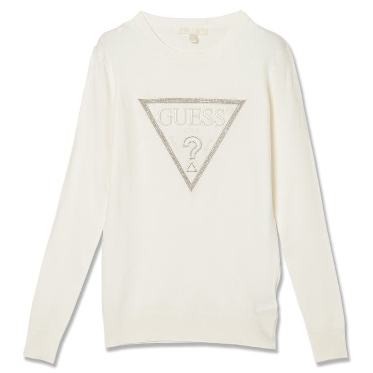 G012 | Long Sleeves Crew | GUESS【WOMEN】
