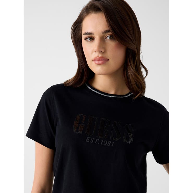 [GUESS] SEQUINS Logo Tee | GUESS【WOMEN】 | 詳細画像8 