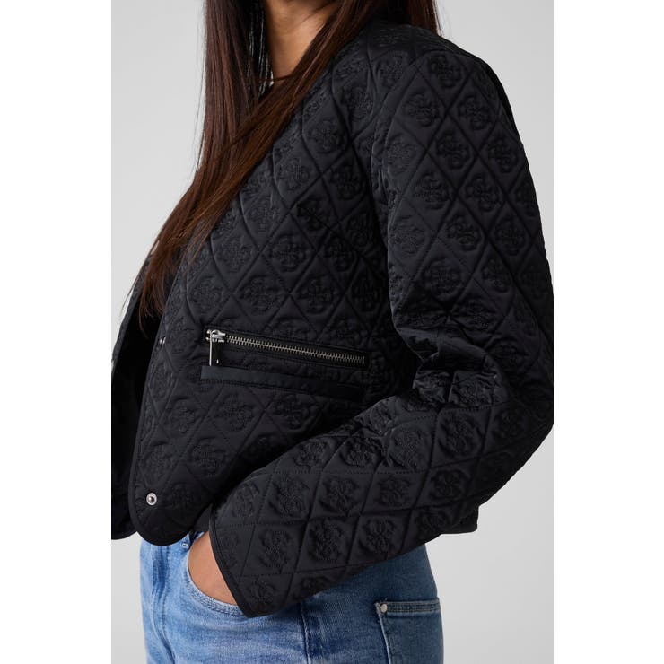 [GUESS] EDITH Logo Quilted Jacket | GUESS【WOMEN】 | 詳細画像3 
