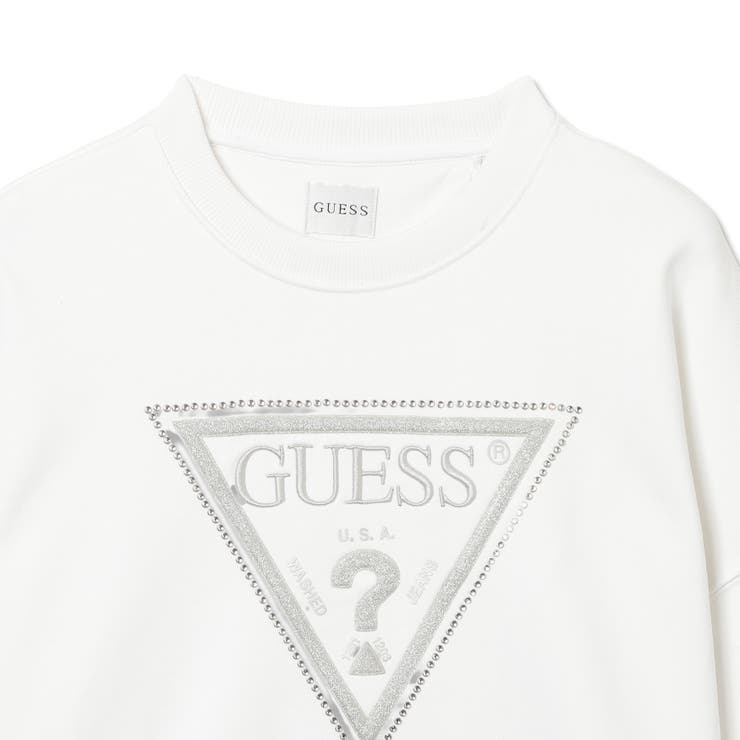 [GUESS] TRIANGLE Glitter Sweatshirt | GUESS【WOMEN】 | 詳細画像5 