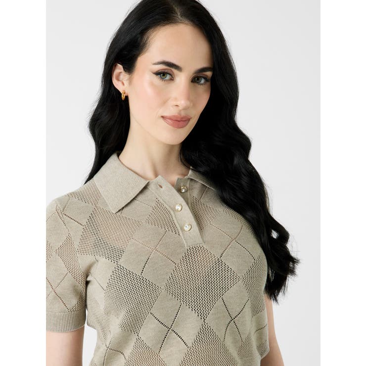 [GUESS] MELODY Polo Sweater | GUESS【WOMEN】 | 詳細画像9 
