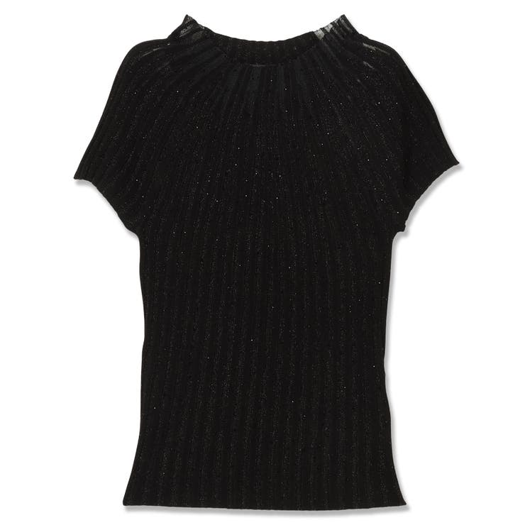 JTMU | [GUESS] PERILLA Sheer Yoke Top ニット 半袖 | GUESS【WOMEN】
