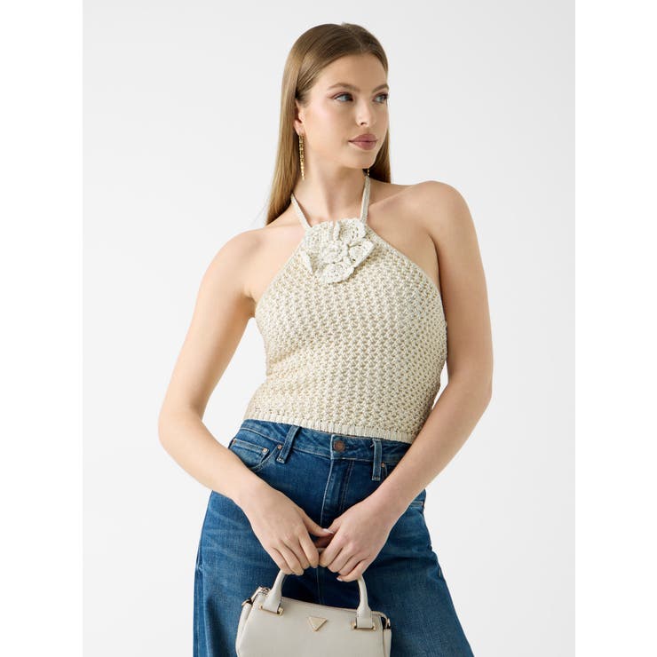 [GUESS] Halter Crochet Top | GUESS【WOMEN】 | 詳細画像1 