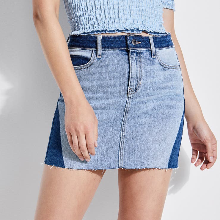 GUESS] BRIGHT SHADOW DENIM MINI SKIRT[品番：GUEW0002287]｜GUESS【WOMEN】（ゲス）のレディース ファッション通販｜SHOPLIST（ショップリスト）