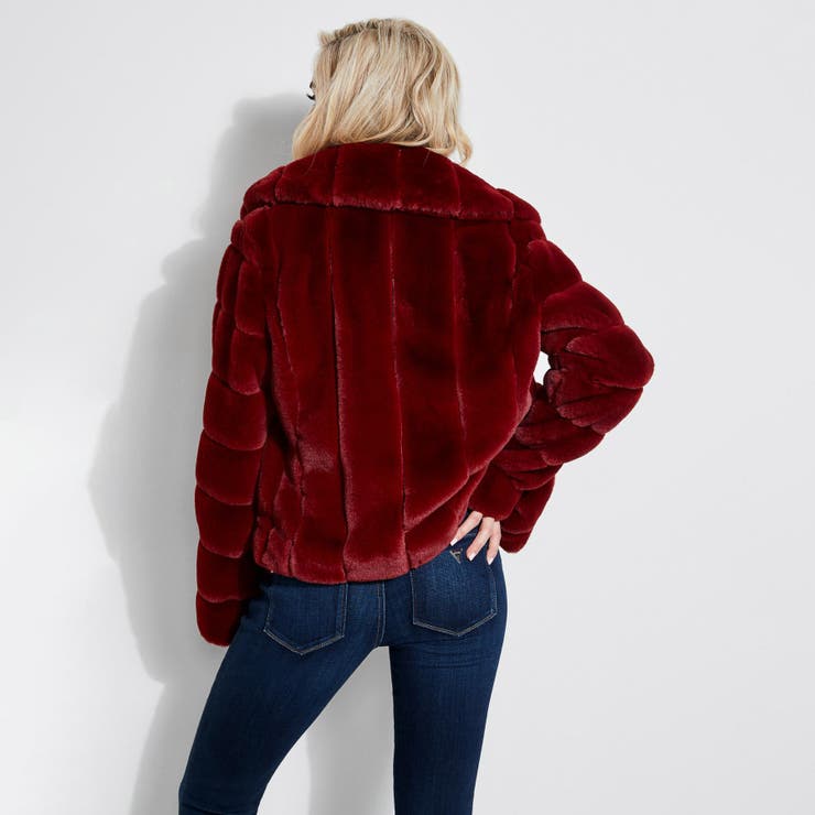 GUESS] DESSIE FAUX-FUR JACKET[品番：GUEW0002766]｜GUESS