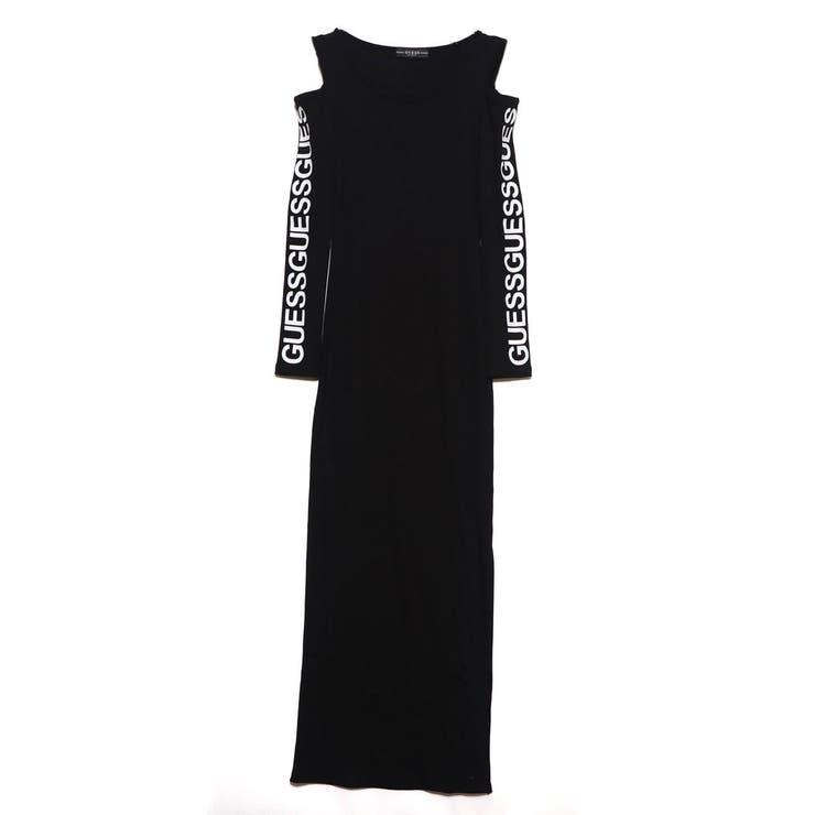 Guess Fiona Logo Print Long Dress 品番 Guew Guess Women ゲス のレディースファッション通販 Shoplist ショップリスト