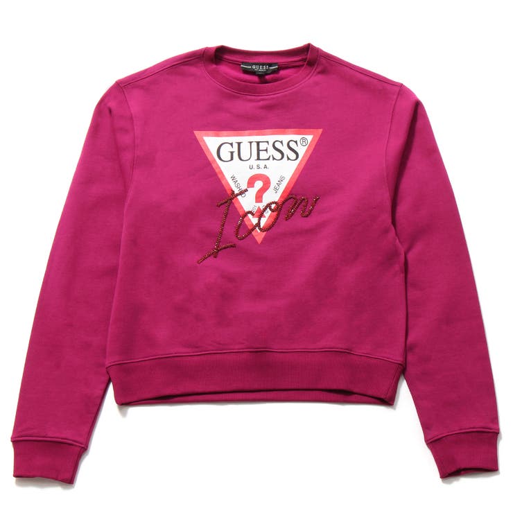 GUESS] TRIANGLE LOGO ICON SWEAT[品番：GUEW0004379]｜GUESS【WOMEN 