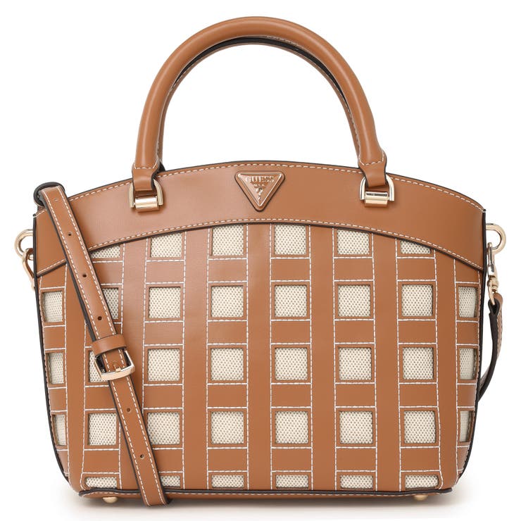 CAR | [GUESS] FRANKIE Satchel | GUESS【WOMEN】