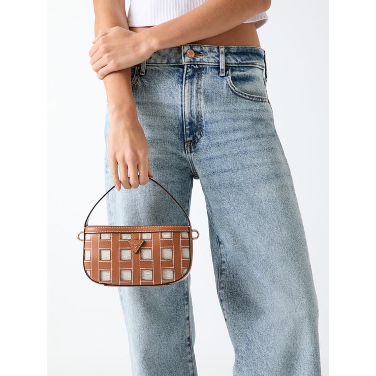 CAR | [GUESS] FRANKIE Mini Hobo Bag | GUESS【WOMEN】