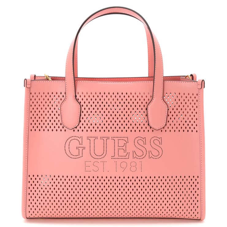 GUESS] KATEY Perforated Small Tote[品番：GUEW0008063]｜GUESS