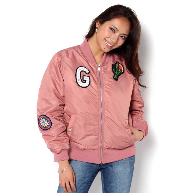 GUESS] LADIES PATCH PADDING JACKET[品番：GUEW0000760]｜GUESS 