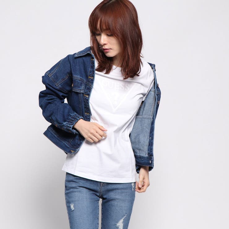 GUESS] DENIM JACKET[品番：GUEW0003325]｜GUESS OUTLET【WOMEN