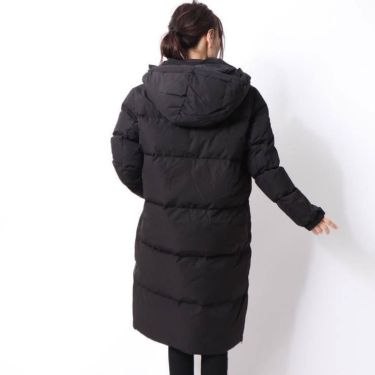 [GUESS] HOODED LONG DOWN JACKET