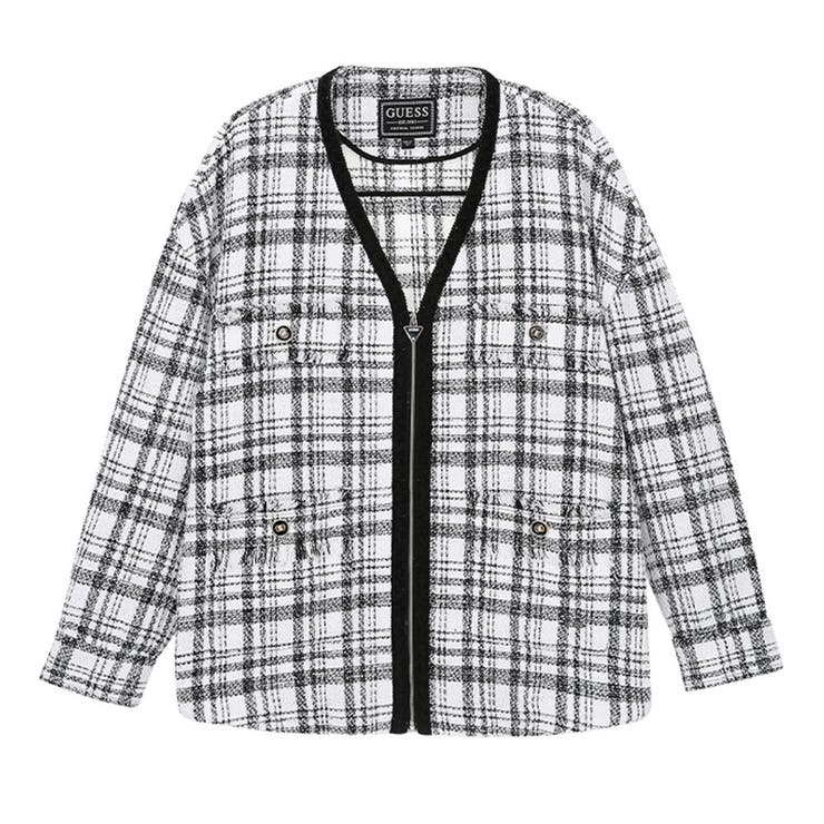 GUESS] Tweed Jacket[品番：GUEW0007106]｜GUESSWOMEN（ゲス）のレディース ファッション通販｜SHOPLIST（ショップリスト）