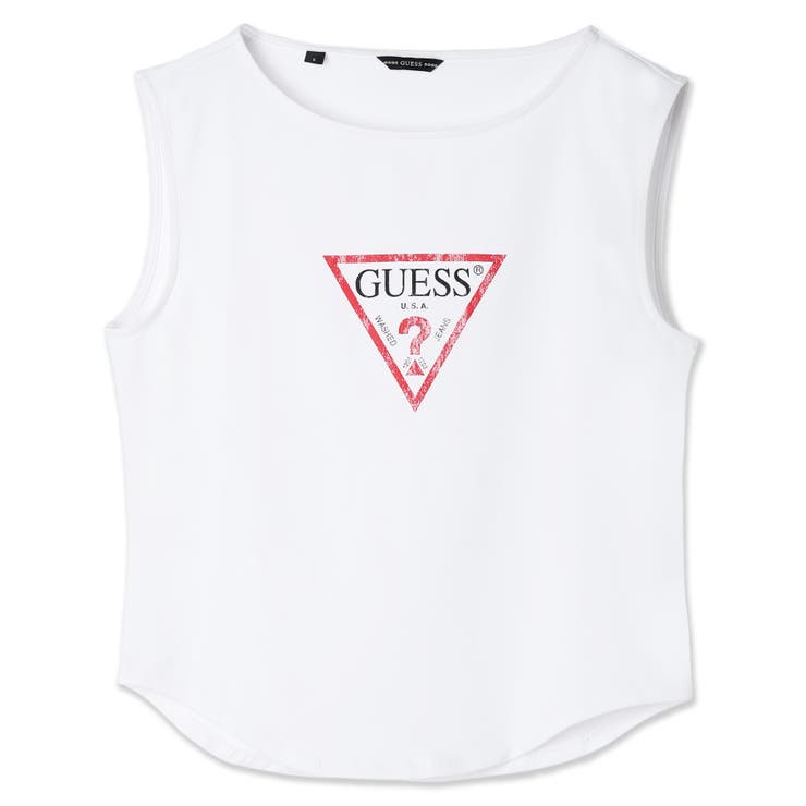 WHT | [GUESS] LADIES' Knit Tank Top タンクトップ | GUESS【WOMEN】