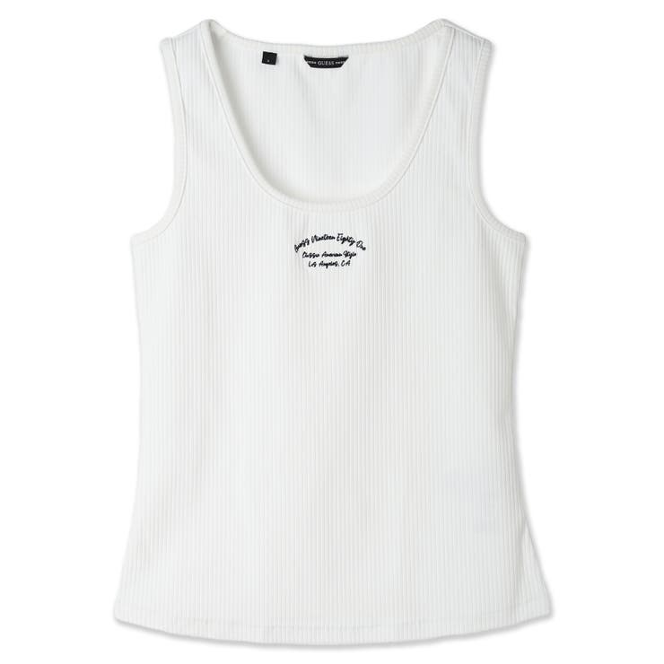 WHT | [GUESS] LADIES' Knit Tank Top タンクトップ | GUESS【WOMEN】