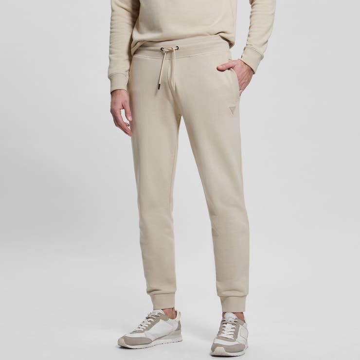 A90F | [GUESS] Eco Aldwin Logo Pants スウェットパンツ | GUESS【MEN】