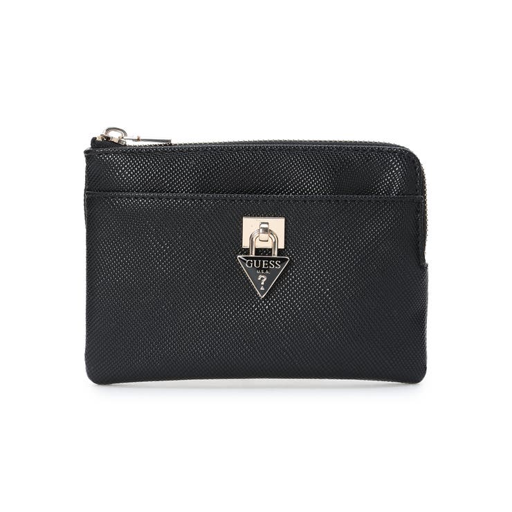 BLA | [GUESS] PATSIE Key Ring Pouch | GUESS【WOMEN】