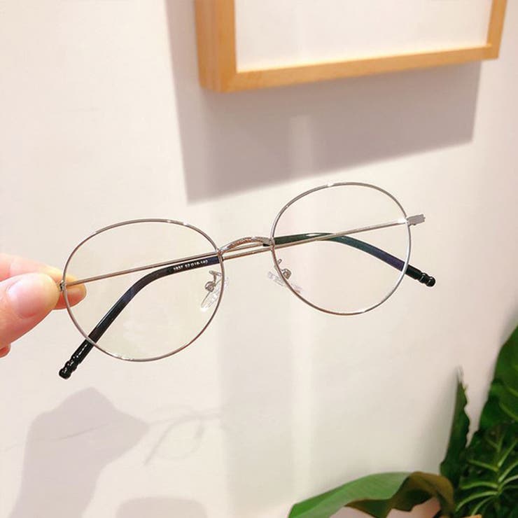 シルバー | 伊達メガネ めがね 眼鏡 | gulamu jewelry 