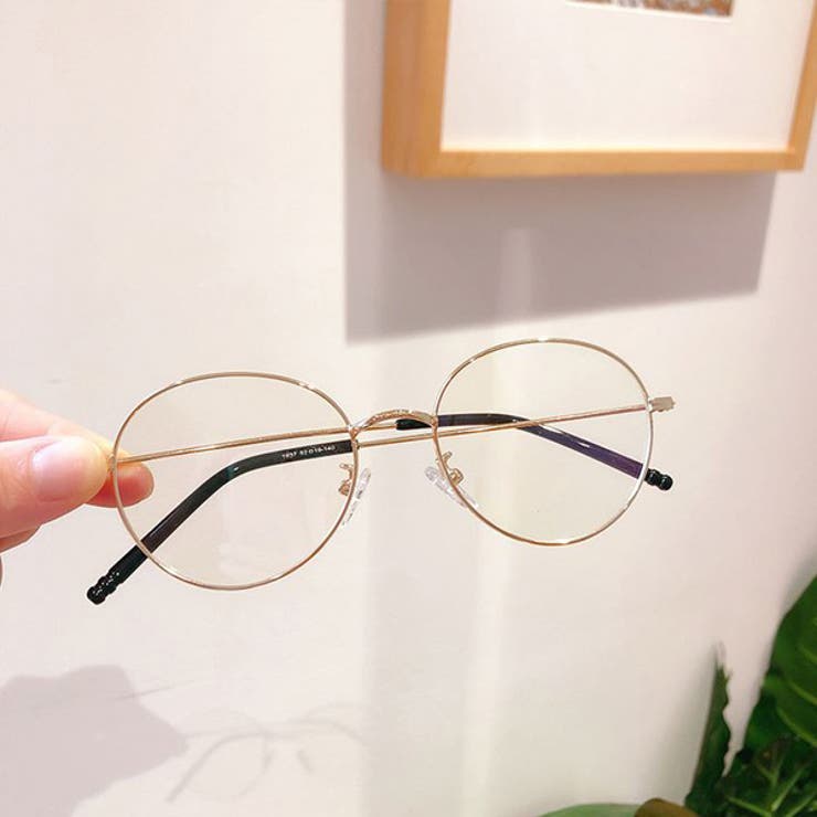 ゴールド | 伊達メガネ めがね 眼鏡 | gulamu jewelry 