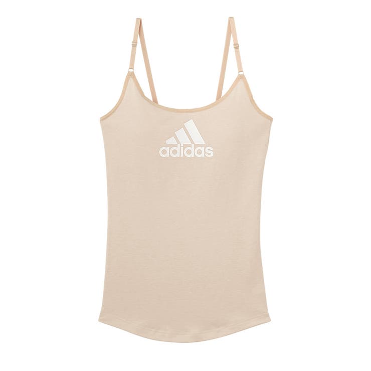 スィートベージュ | グンゼ adidas ビッグロゴ ブラキャミソール AP5056 | GUNZE 