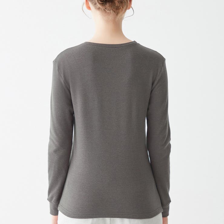 ファイヤーアセドロン 裏起毛であたたかい ラウンドネック長袖 | GUNZE  | 詳細画像10 