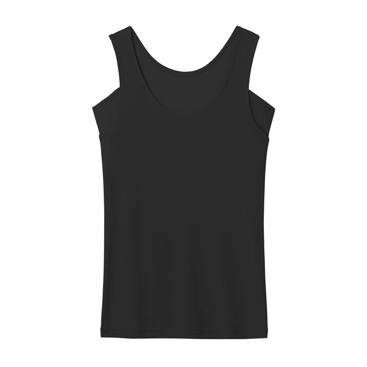 ブラック | グンゼ(アセドロン)汗取り付きインナー汗対策ムレにくい さらさら 吸汗速乾  | GUNZE 