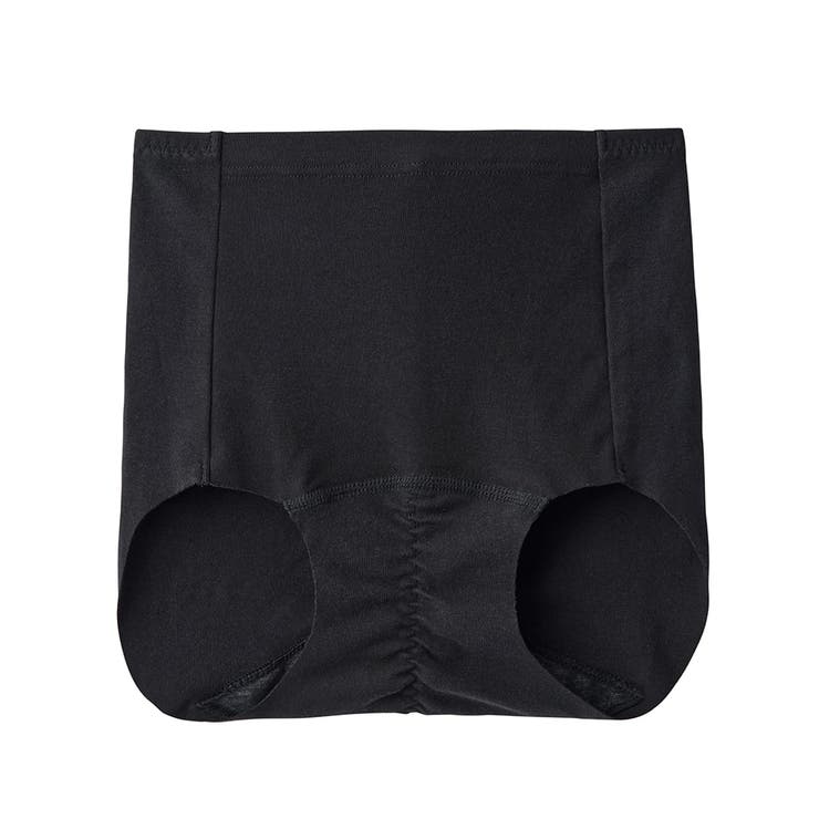 ブラック | いいここち快適ショーツ ひびきにくい 綿85％ サニタリーショーツ | GUNZE 