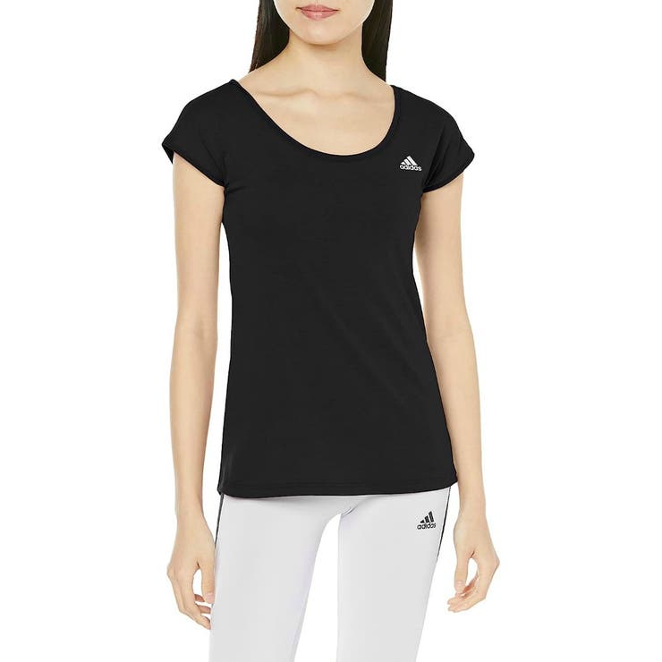 adidas(アディダス)半袖シャツ綿混吸汗速乾フレンチ袖AP6652 | GUNZE  | 詳細画像1 