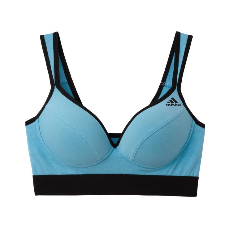 adidas（アディダス)スポーツブラAP6655ノンワイヤーブラ綿混