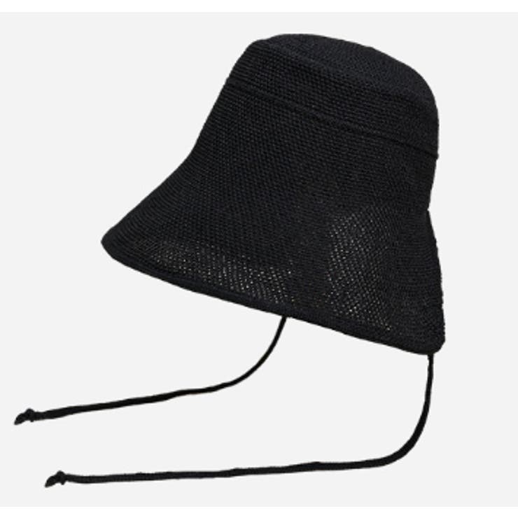 ブラック | 麦わら帽子 レディース UV帽子 夏 つば広 日焼け防止 | HAMOONDE