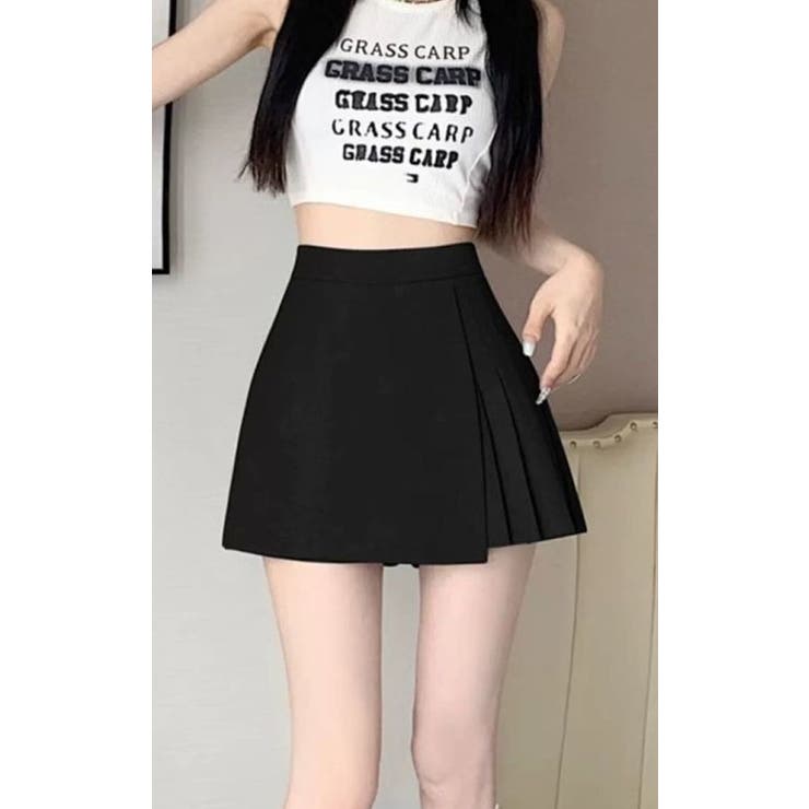 スカート風ショートパンツ レディース 韓国風 ハイウエスト 美脚 | HAMOONDE | 詳細画像3 